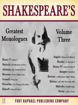 cover image of Shakespeare's Greatest Monologues